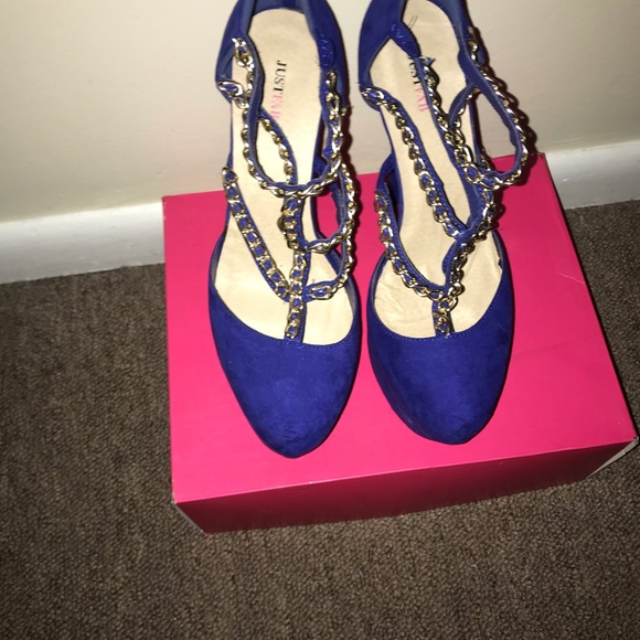 Royal Blue Heels - Picture 8 of 8